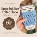 Crochet Coffee Sleeve | Digital Pattern
