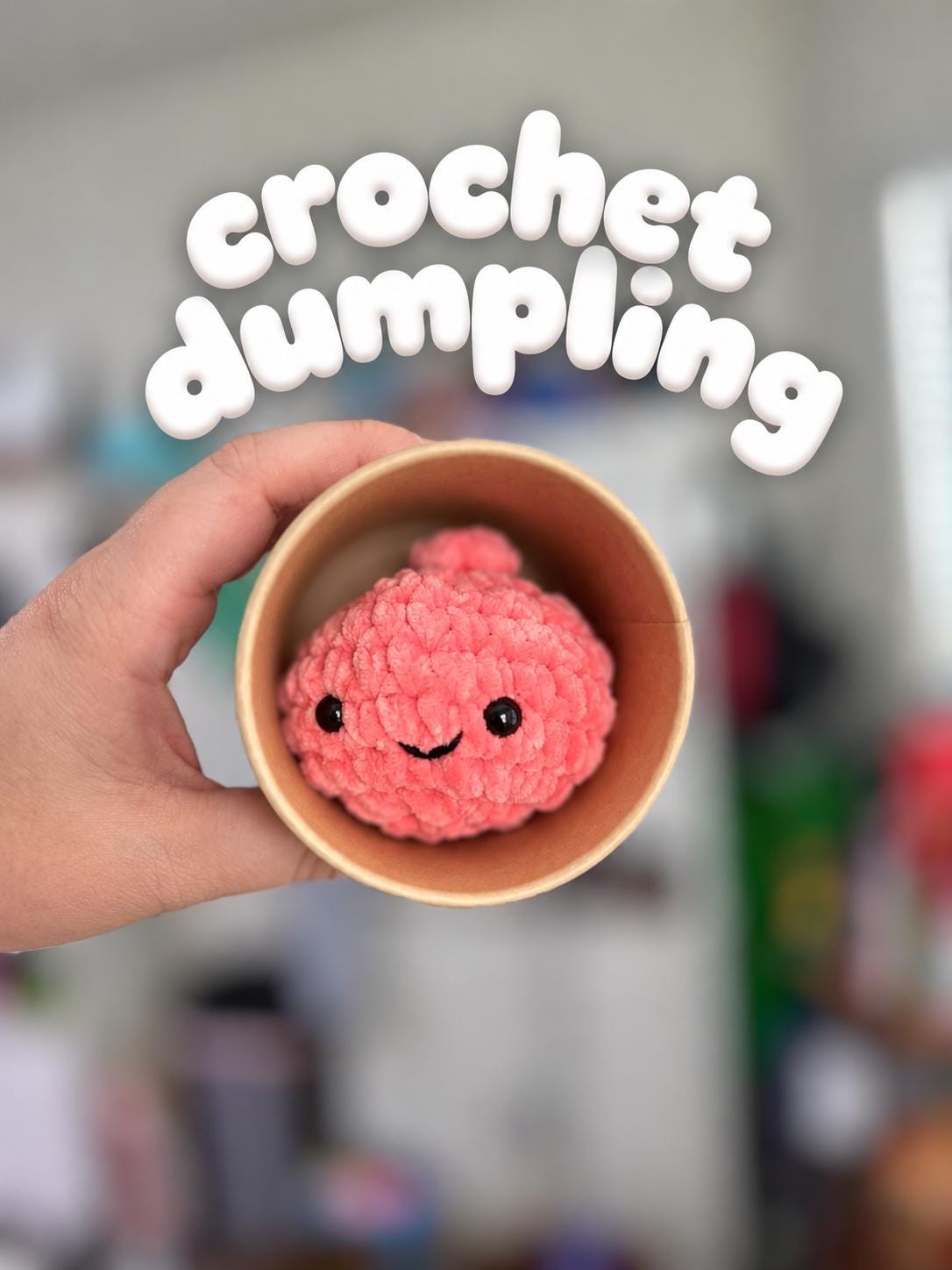Handmade Crochet Mystery Dumpling Plushie | Surprise Collectible Toy (Random Color)