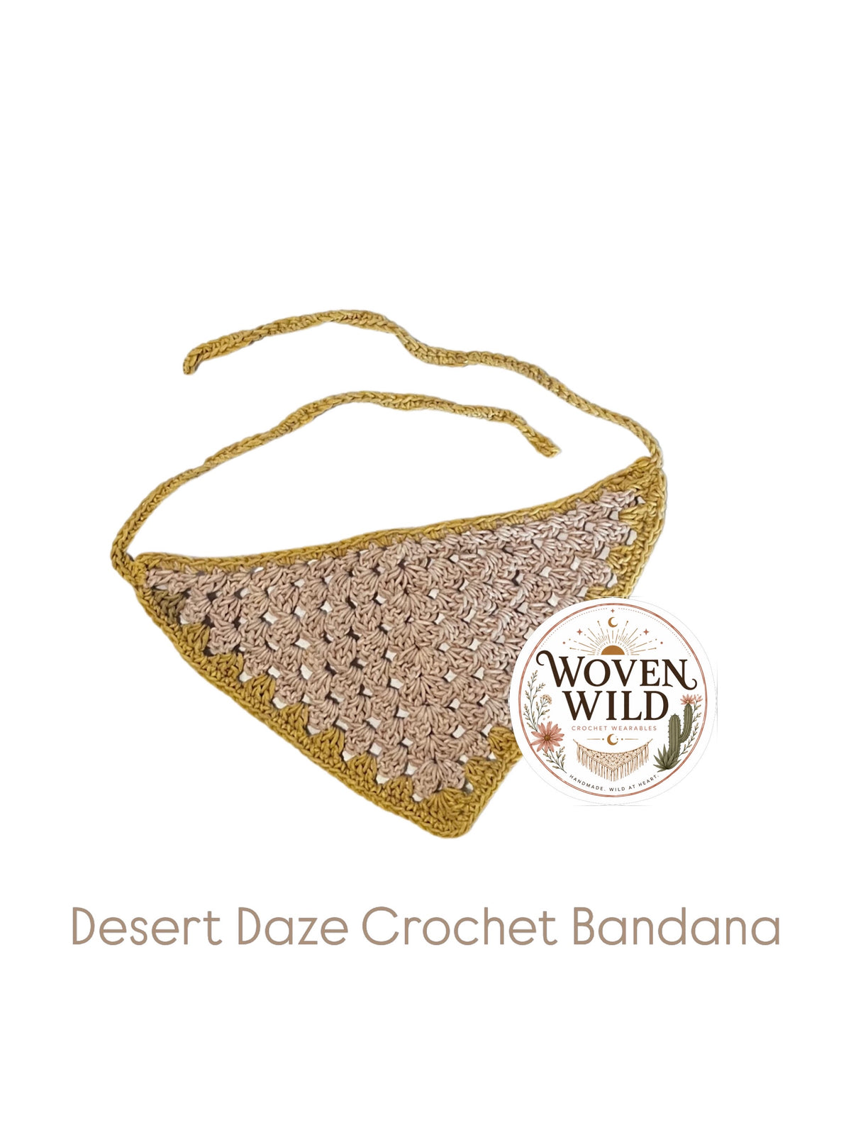 Desert Daze Crochet Bandana