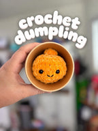 Handmade Crochet Mystery Dumpling Plushie | Surprise Collectible Toy (Random Color)