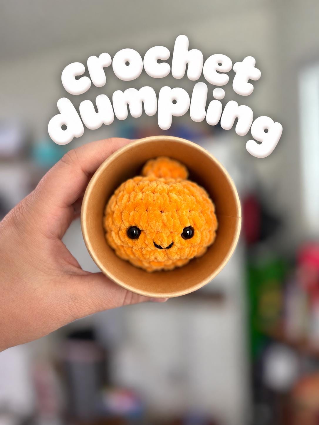 Handmade Crochet Mystery Dumpling Plushie | Surprise Collectible Toy (Random Color)