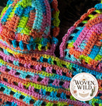 Crochet Rainbow Halter Top