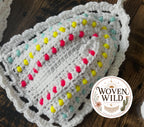 Confetti Crochet Festival Bralette Top