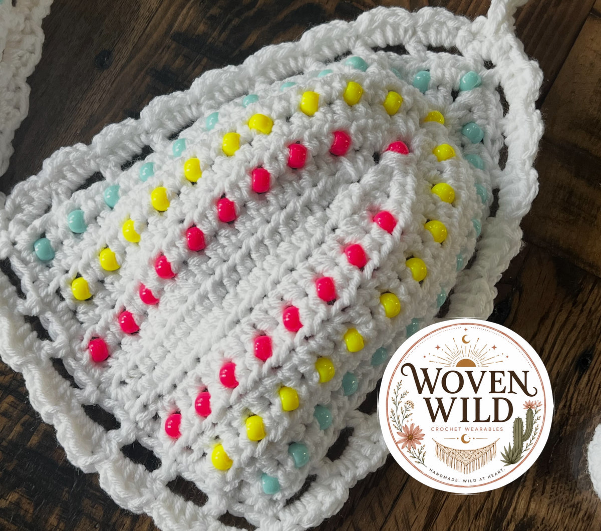 Confetti Crochet Festival Bralette Top