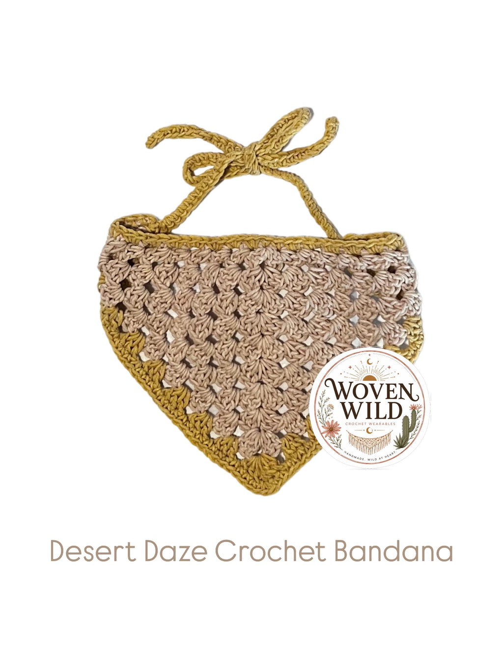 Desert Daze Crochet Bandana