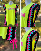 Hand Crocheted University of Florida Game Day Tee | One-of-a-Kind College Top